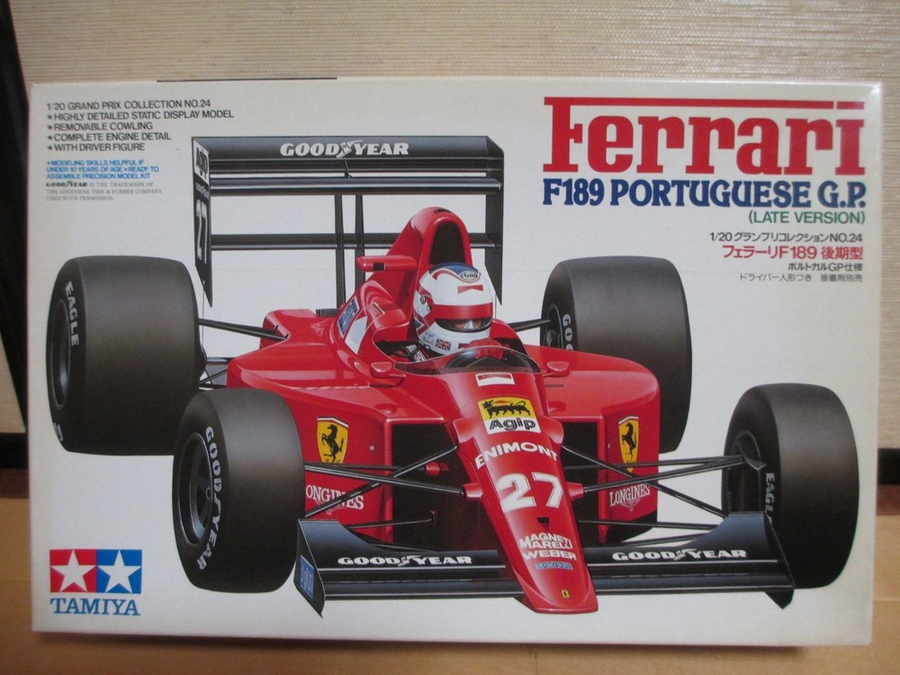 TAMIYA 1/20 Ferrari F189 PORTUGUESE G.P.  F1 Model Kit
