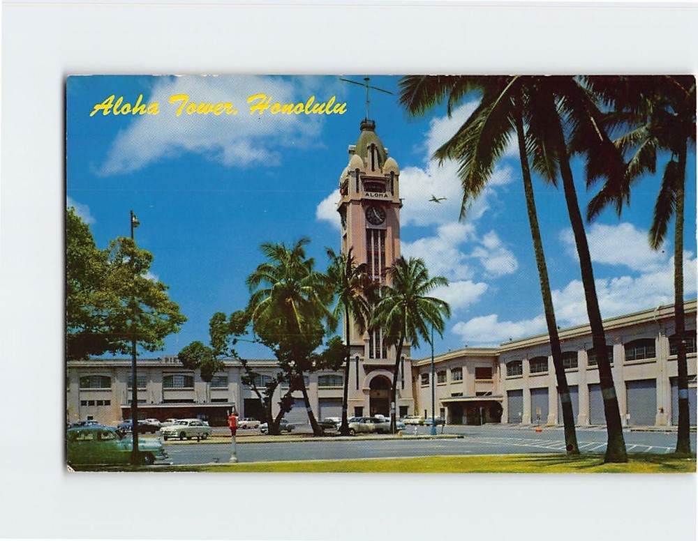 Postcard Aloha Tower Honolulu Hawaii USA