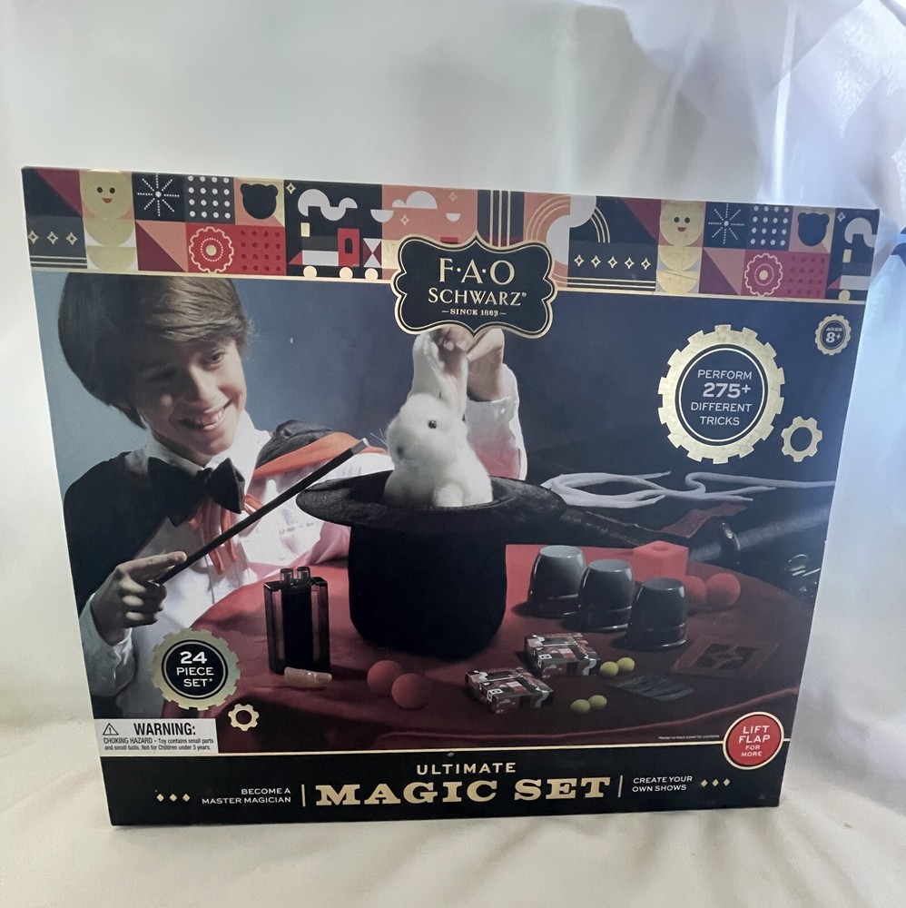 F.A.O SCHWARZ ABRACADABRA MAGIC TRICK SET  275+ Magic Tricks For Age 8+.-image