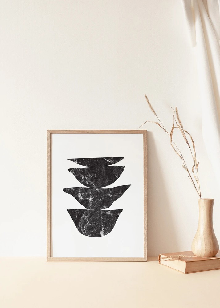 Geometric Abstract Wall Art Poster Premium Quality Choose your Size