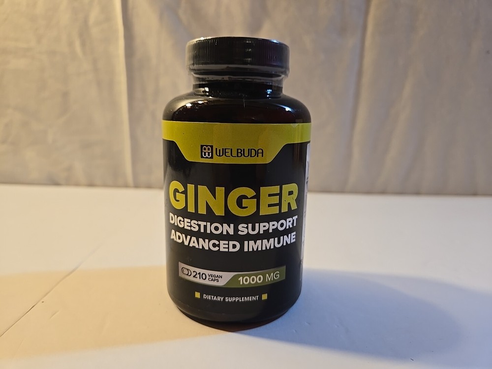 welbuda ginger digestion support advanced immune 1000mg 210 Caps