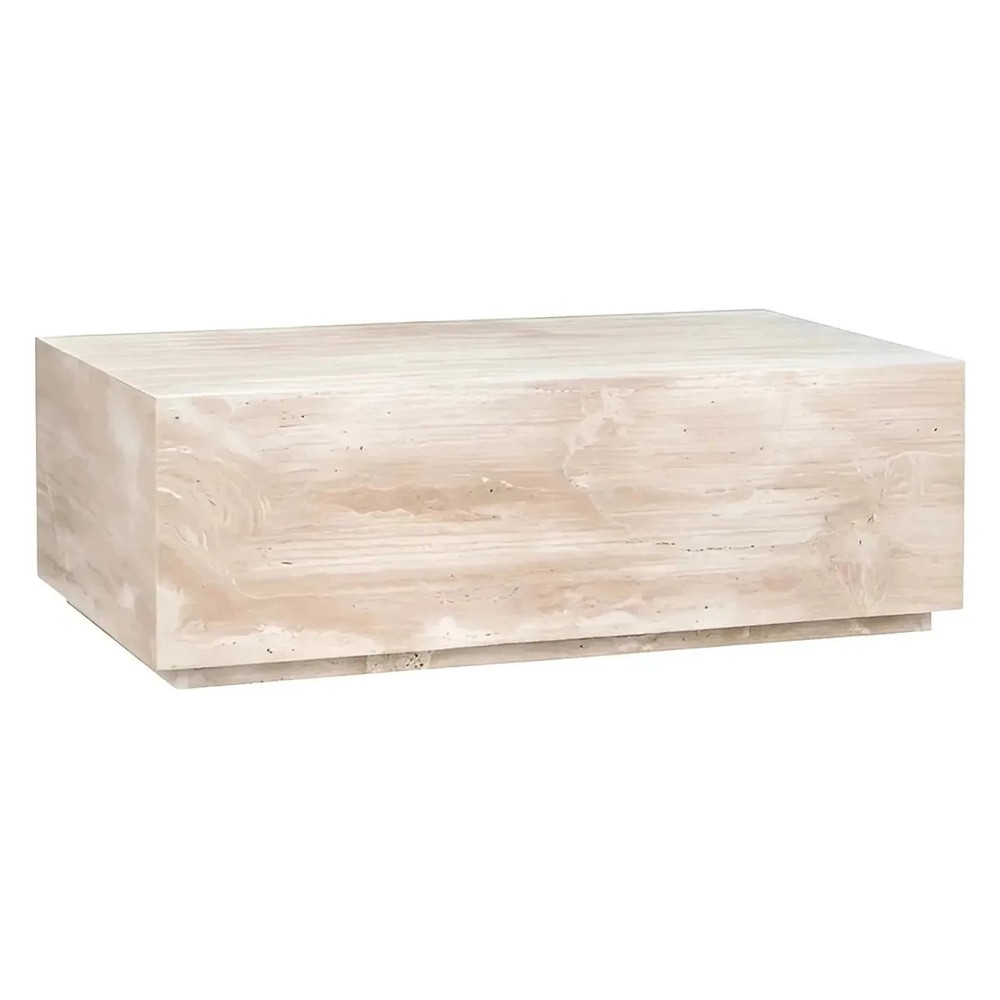 Kimbrough Travertine Cocktail or Coffee Table