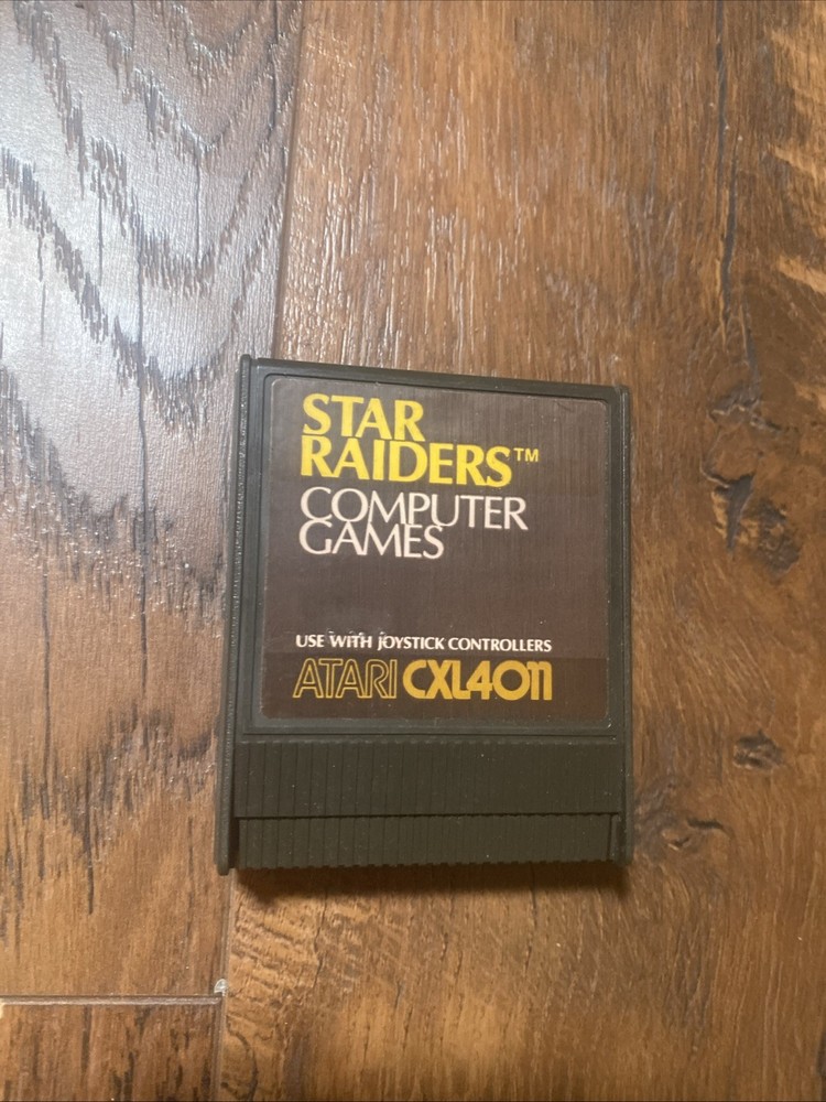 Star Raiders Atari Game Cartridge (400/800/XL/XE) CXL4011