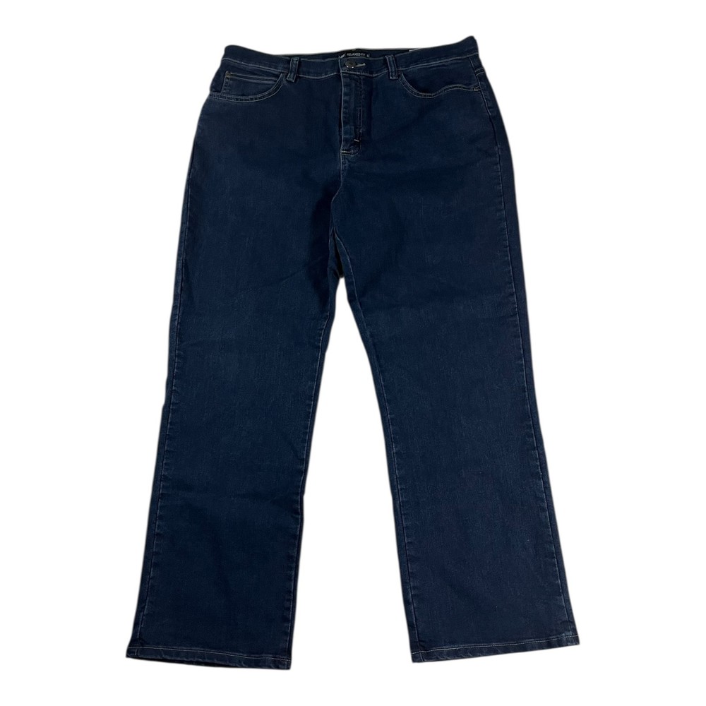 Lee Relaxed Fit Women's Jeans Dark Wash Denim Size 36