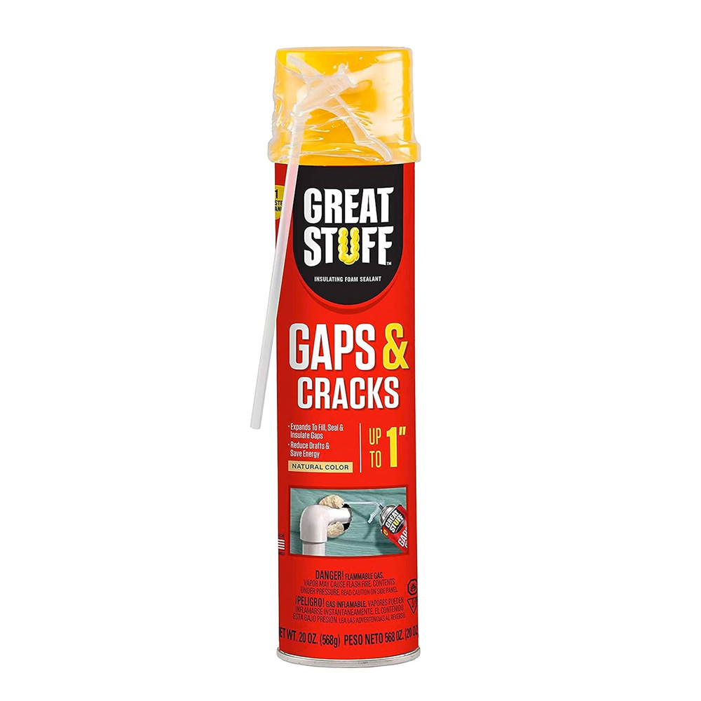 Expanding Insulating Foam Sealant – 20 oz Ivory, Gaps & Cracks