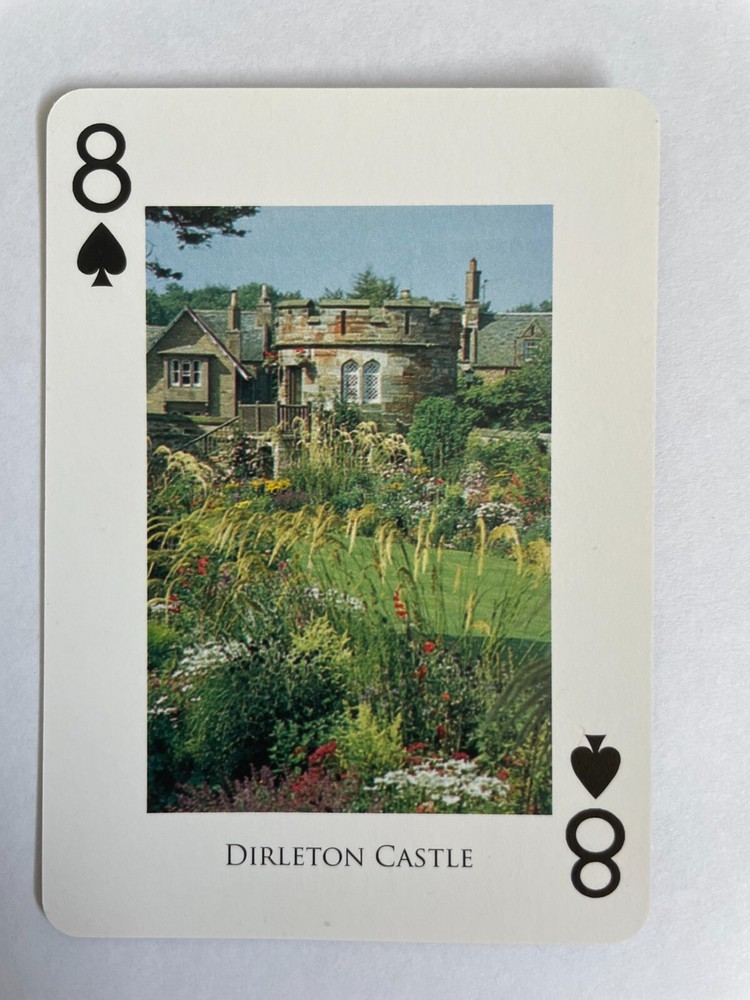 Dirleton Castle Historic Scotland Scottish Famous Landmark Scenery Swap Card x1