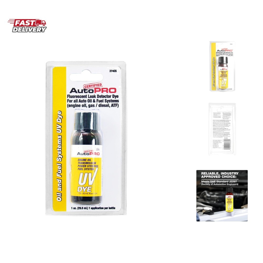 Certified Auto Pro Oil and Fuel System UV Dye Leak Detection for Cars & Truck...