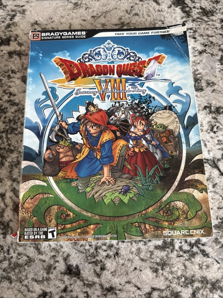 Dragon Quest VIII Journey of the Cursed King Brady Games Strategy Guide With Map