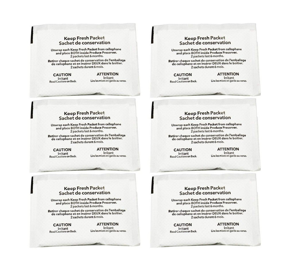 Whirlpool W10346771A Refrigerator Produce Preserver 6-Pack 3-Pack Replacement