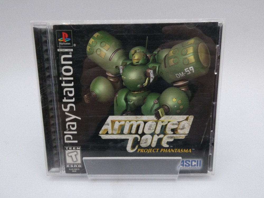 Armored Core: Project Phantasma (Sony PlayStation 1, 1998) CIB W/Reg Card