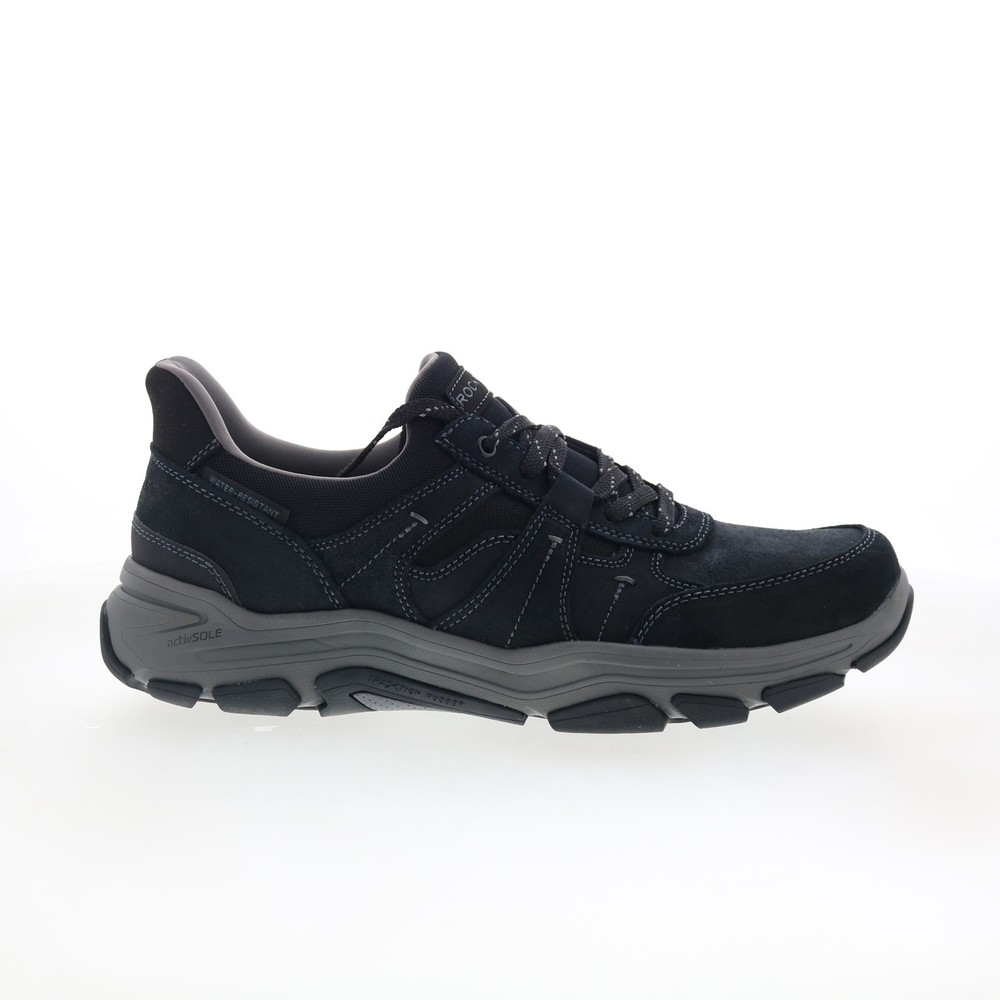 Rockport Rhett RMRHETT Mens Black Extra Wide Lifestyle Sneakers Shoes