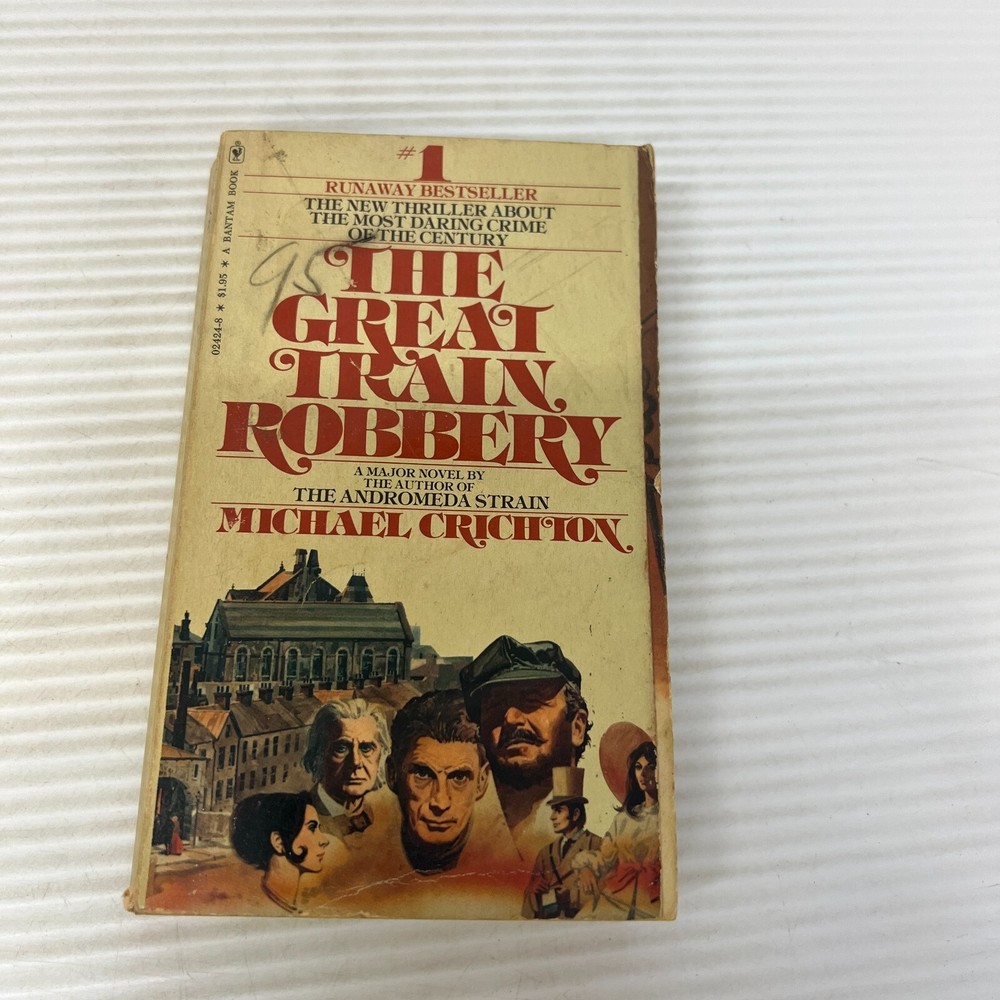 The Great Train Robbery Historical Fiction Paperback Book Michael Crichton 1976