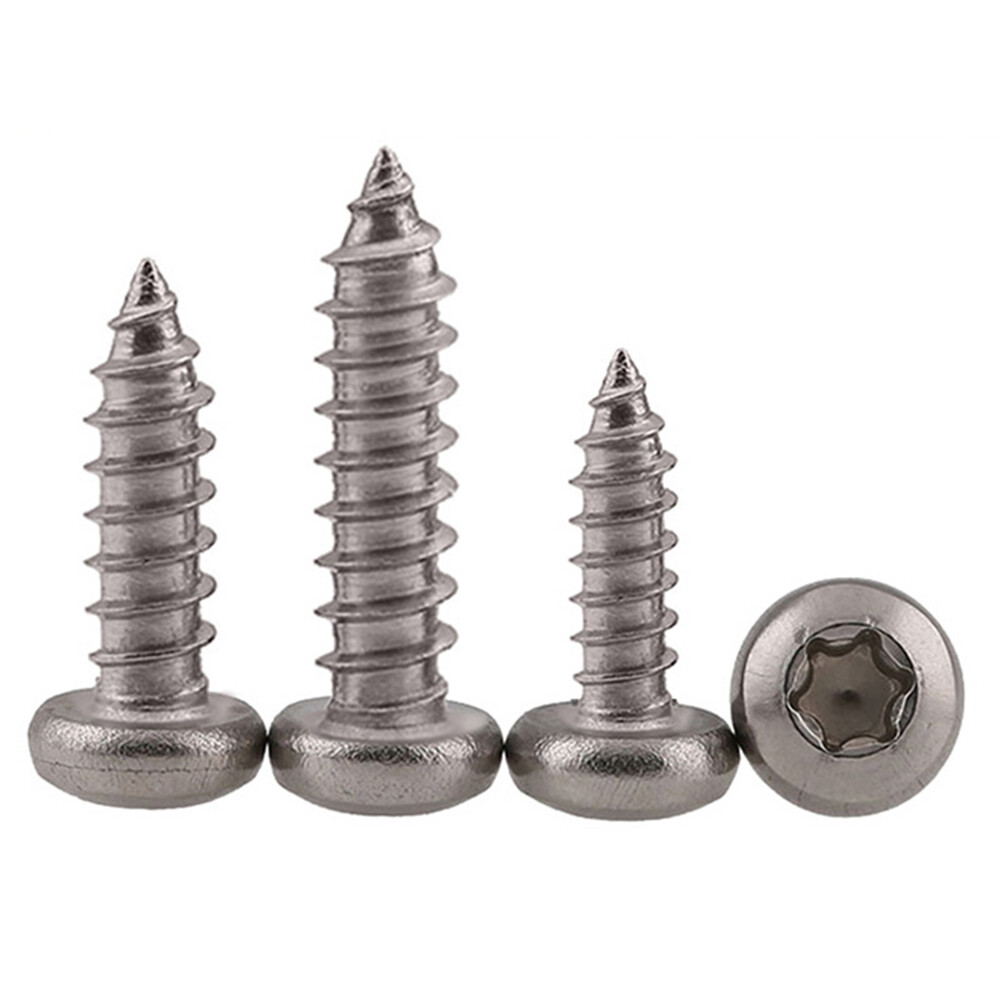M2.9 304 Stainless Steel Pan Head Torx Security Tapping Screws