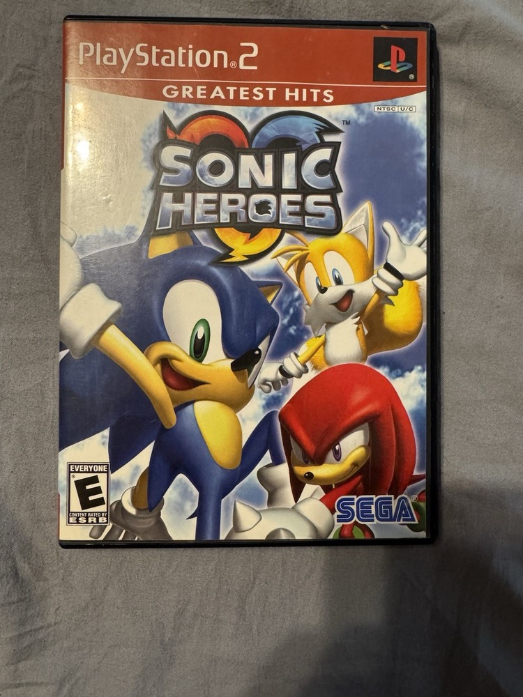Sonic Heroes Sony PlayStation 2, 2005, Complete in Box, Tested