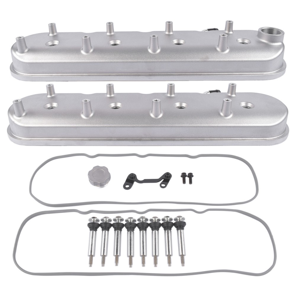 Polished Aluminum Tall Valve Covers with Coil Mounts for LS1 LS2 LS3 5.3 6.0 Engines