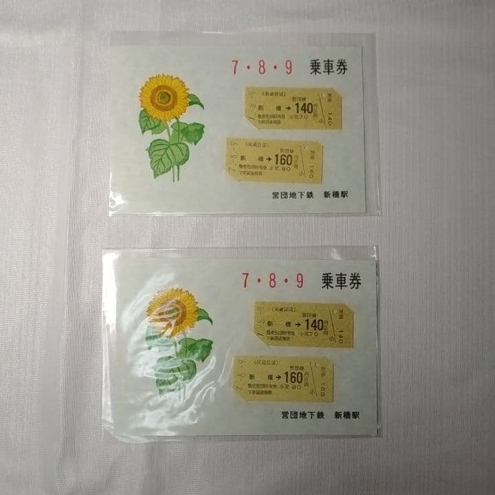 TRTA Shimbashi Station Ticket 1995