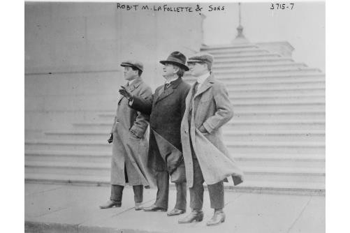 Robert M. LaFollette,sons,Robert La Follette,Jr. ,Philip La Follette,family,men