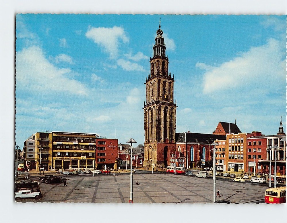Postcard Martinitoren Groningen Netherlands