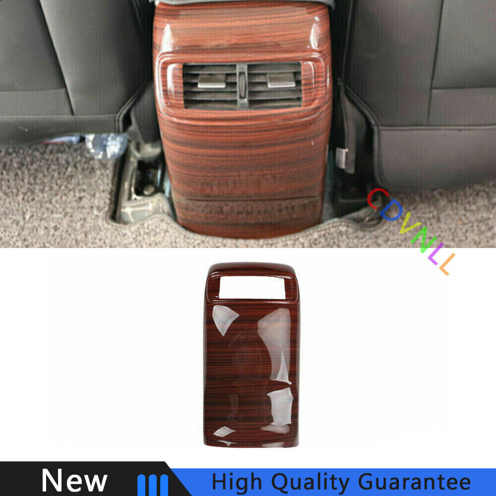 Fit For Honda CRV CR-V 2017-2022 Red Wood Grain Rear Air Outlet Protection Panel