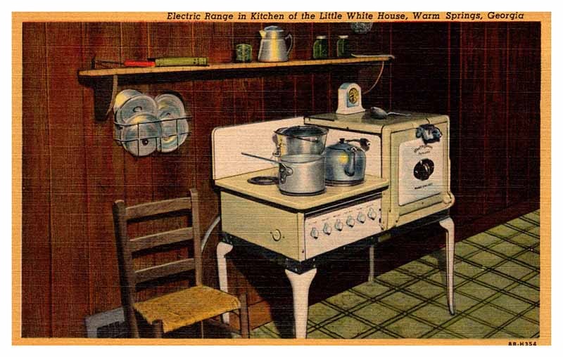 Postcard HOUSE SCENE Warm Springs Georgia GA m/09 AR7382