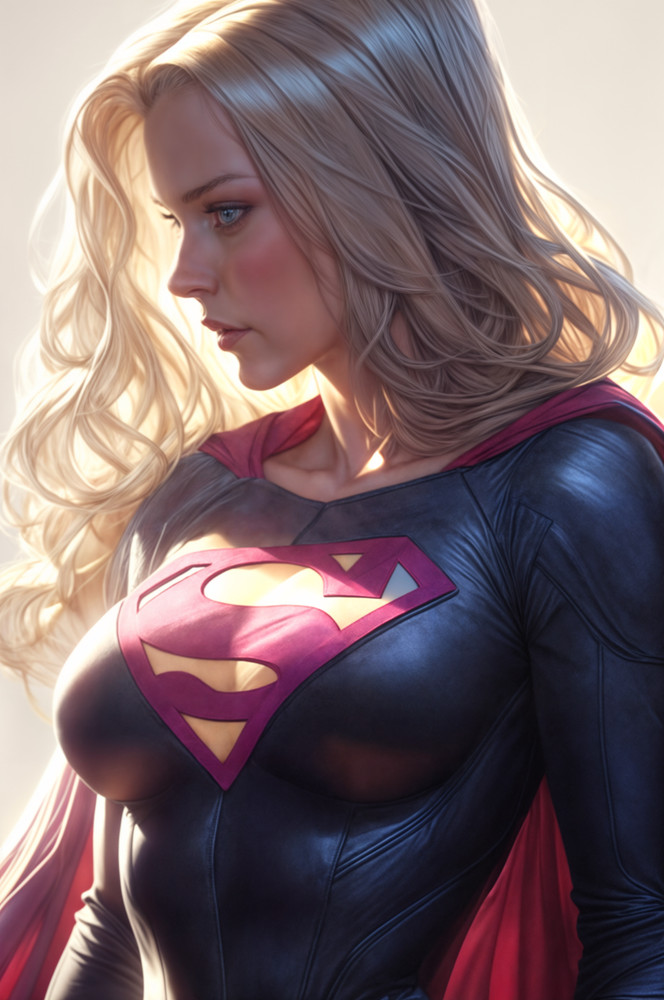SUPERGIRL 13 Fine Art Print 13x19 Limited 1/30 Superman NO IMPORT FEES