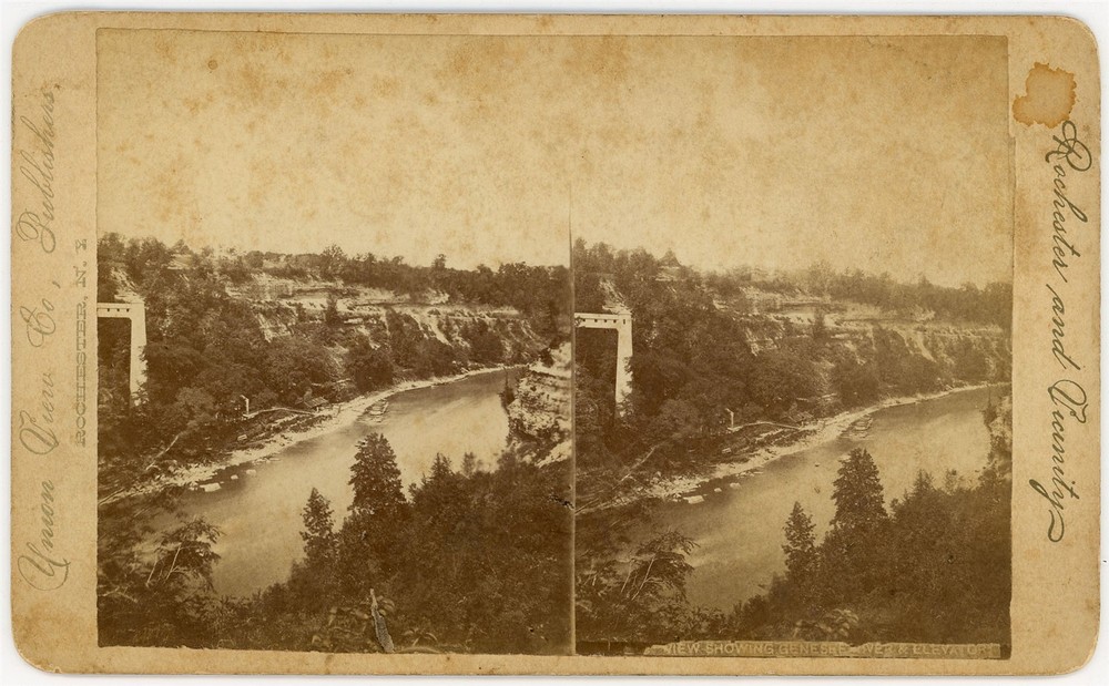 NEW YORK SV - Genesee River - Union View Co 1880s