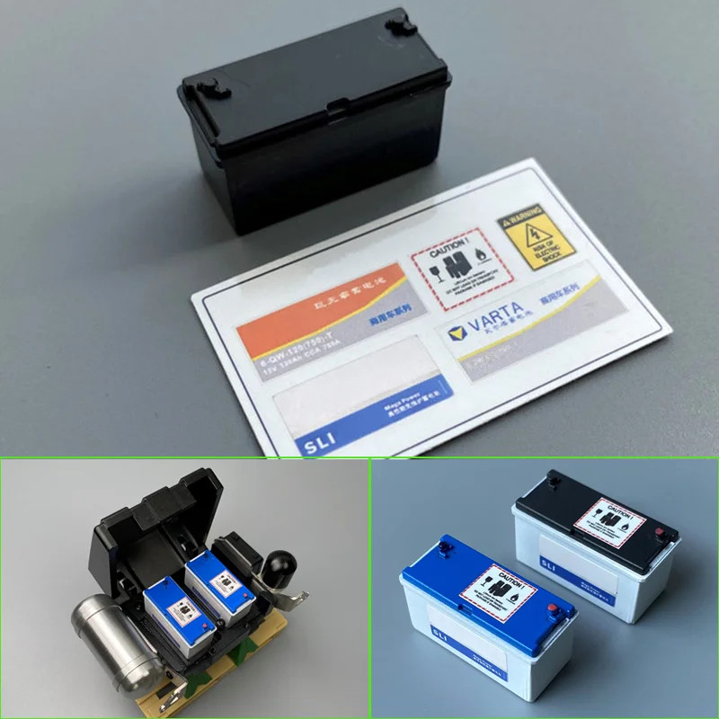 Plastic Simulation Battery Box for 1/14 Tamiya RC Truck SCANIA 770S R620 Car