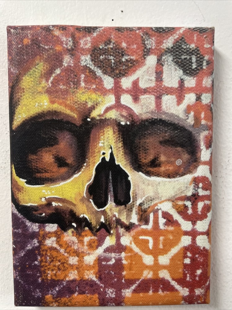Abstract Skull Tattoo Art Canvas Print Tattoo Art Graffiti Art Pop Art-image