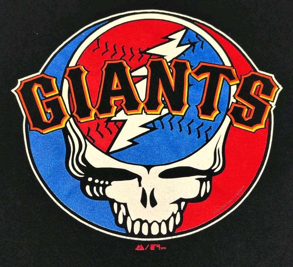 Grateful Dead SF Giants TShirt MLB Baseball Sports Band Men’s L