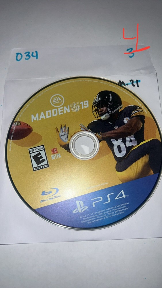Madden NFL 19 (Sony PlayStation 4, PS4) DISC ONLY | NO TRACKING | 034