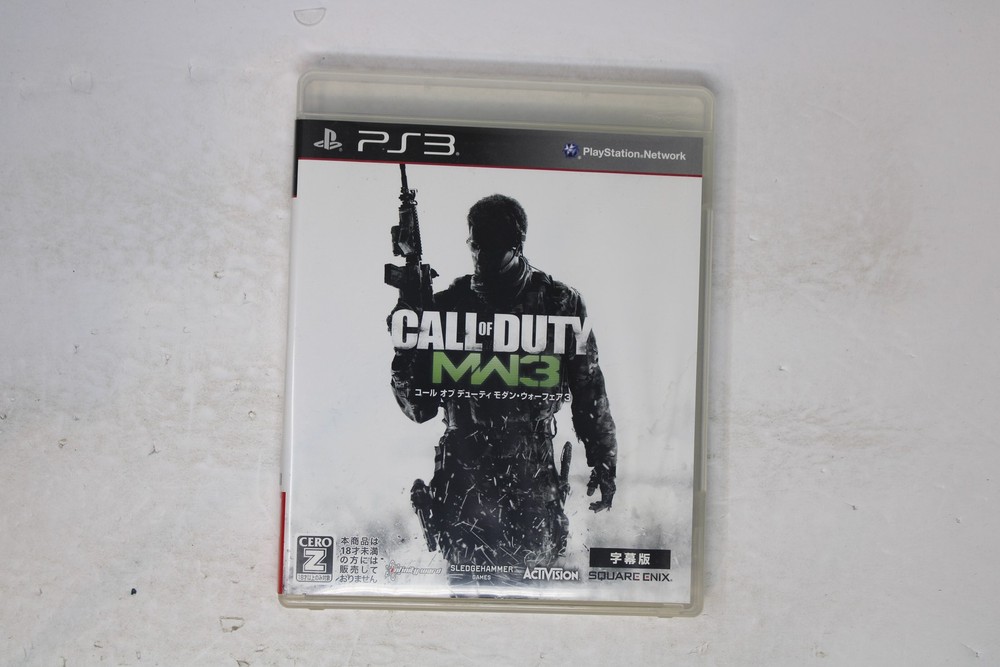 Call of Duty Modern Warfare 3 MW3 PS3 JPN (Region Locked)
