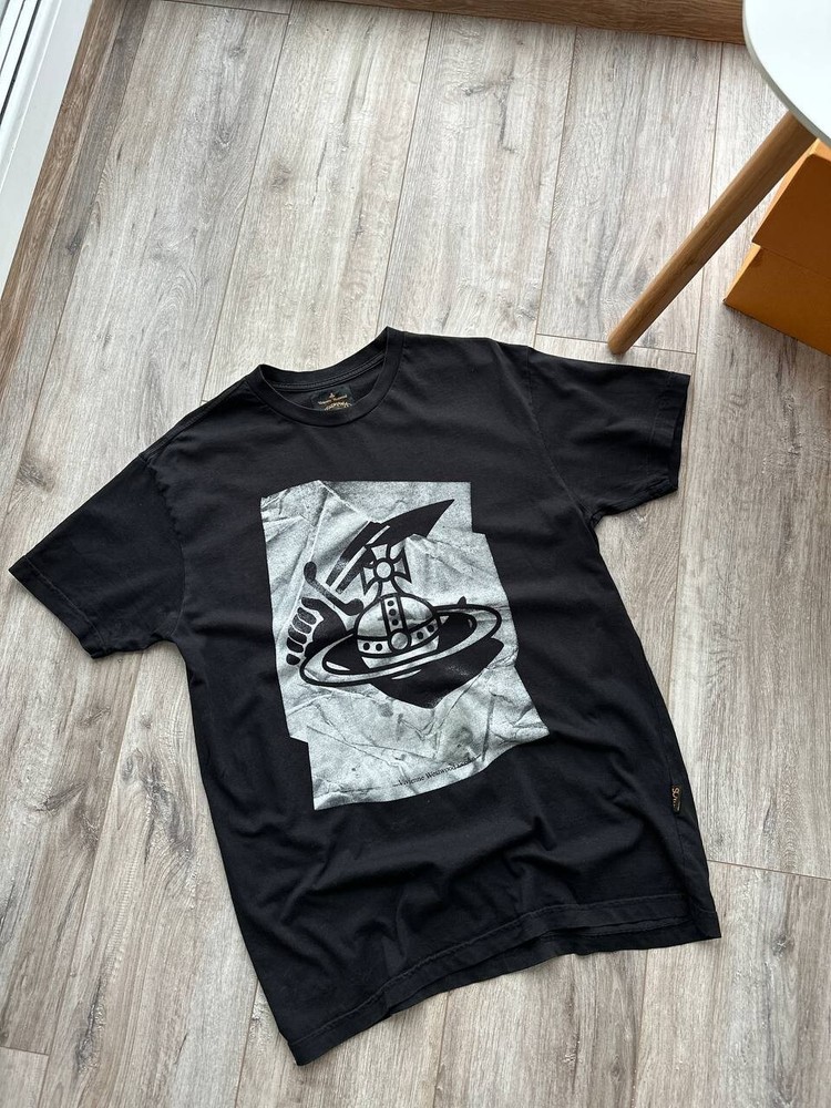 Vivienne Westwood Anglomania T shirt Big Logo Mens size Medium Rare