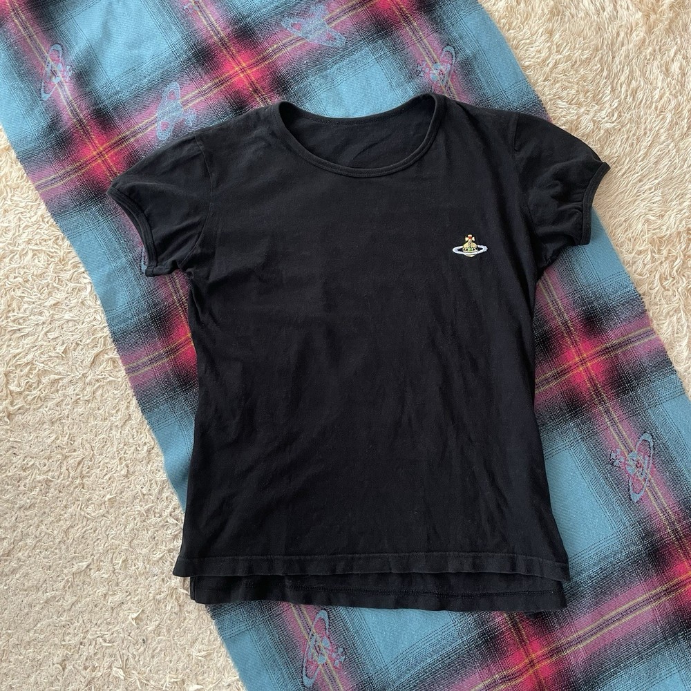 Vivienne Westwood 00s Vintage Orb Logo Shirt S Black