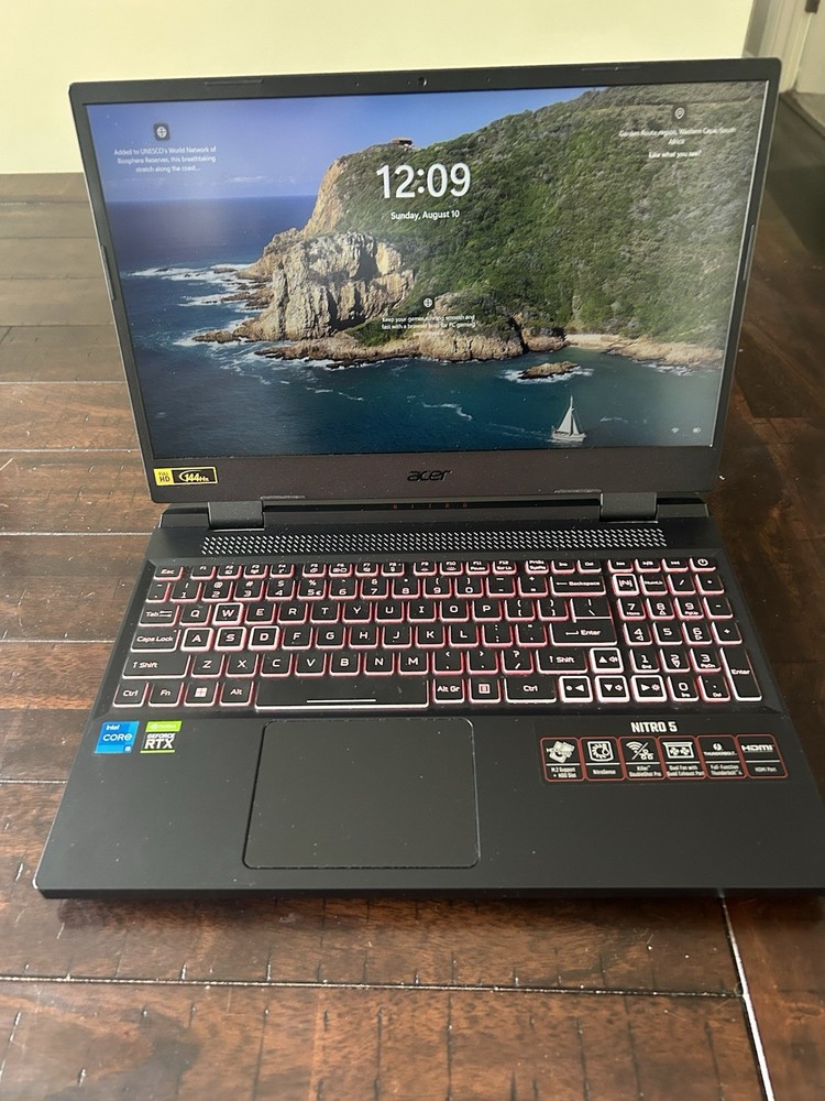 Acer Nitro 5 Gaming Laptop with Intel i5-12500H RTX 3050 Ti 16GB RAM 512GB SSD-image