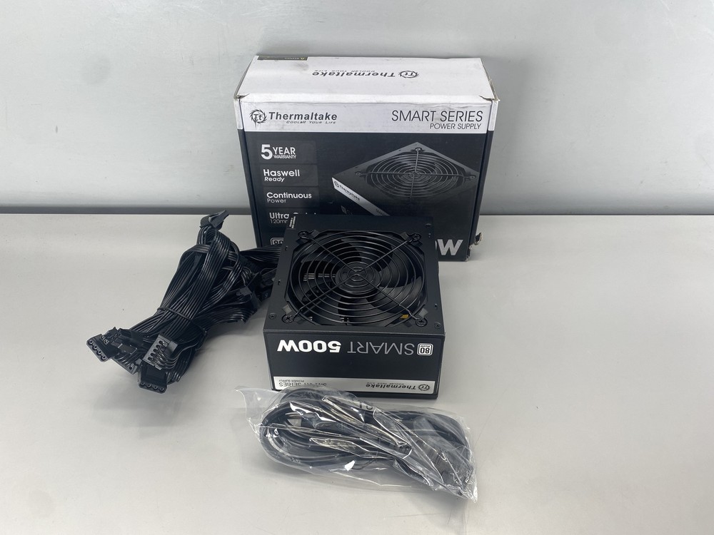Thermaltake Smart 500W 80 PLUS Power Supply- Black