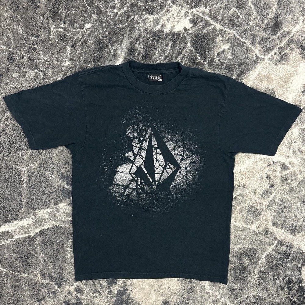 Y2K Volcom Shirt Mens Medium Vintage 90s Skate Surf Skateboarding Grunge Stone