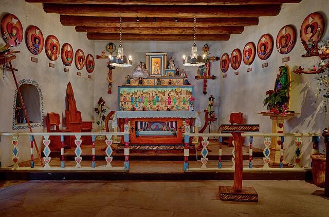 Photo:Altar Santo Nino de Atocha Chapel, built 1857 Chimayo, New Mexico 1