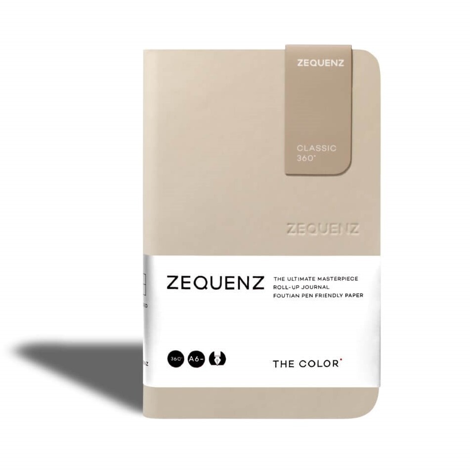 Zequenz A6 Taupe Notebook with Acid-Free Blank Pages 360-TCJ-MINI-TPB-image