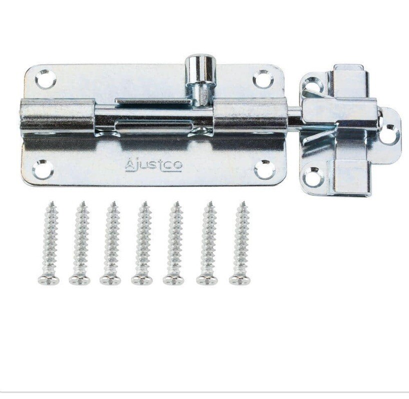 Ajustlock 4in Zinc Barrel Bolt