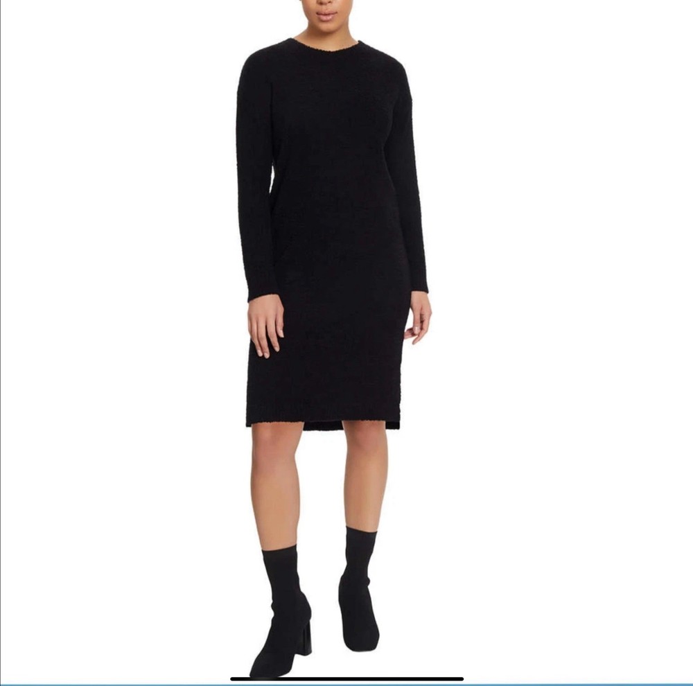 NWT Jessica Simpson Women's Long Sleeve Cozy Knit Sweater Mini Dress  Size: XL
