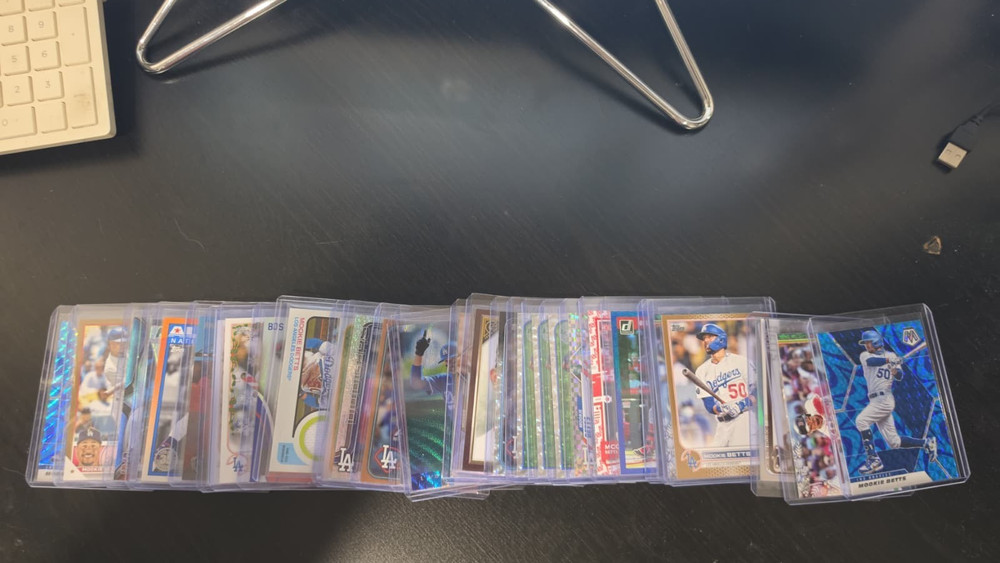 Mookie Betts Baseball Card Lot 30 Cards Dodgers Red Sox Inserts Parallels