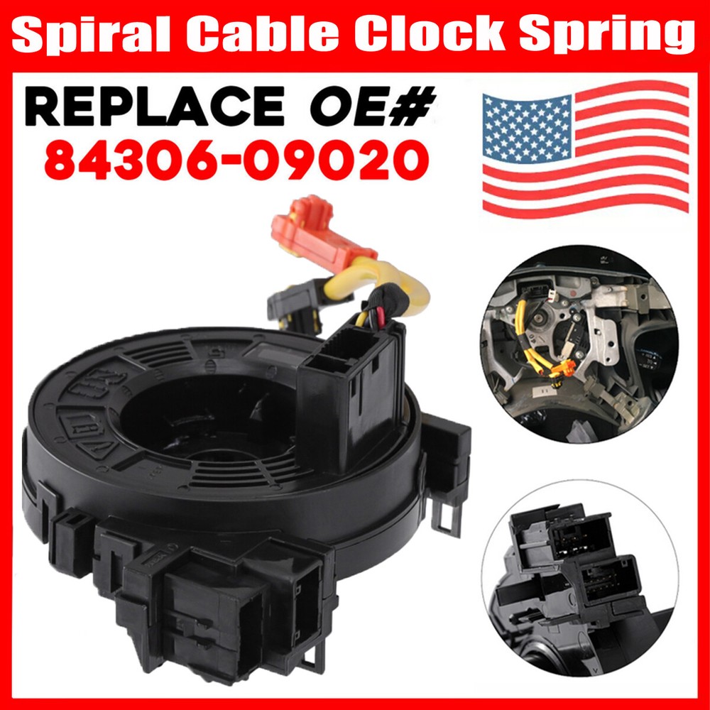 84306-09020 Clock Spring Spiral Cable Compatible with Toyota Camry 2012-2018 2.5L 3.5L