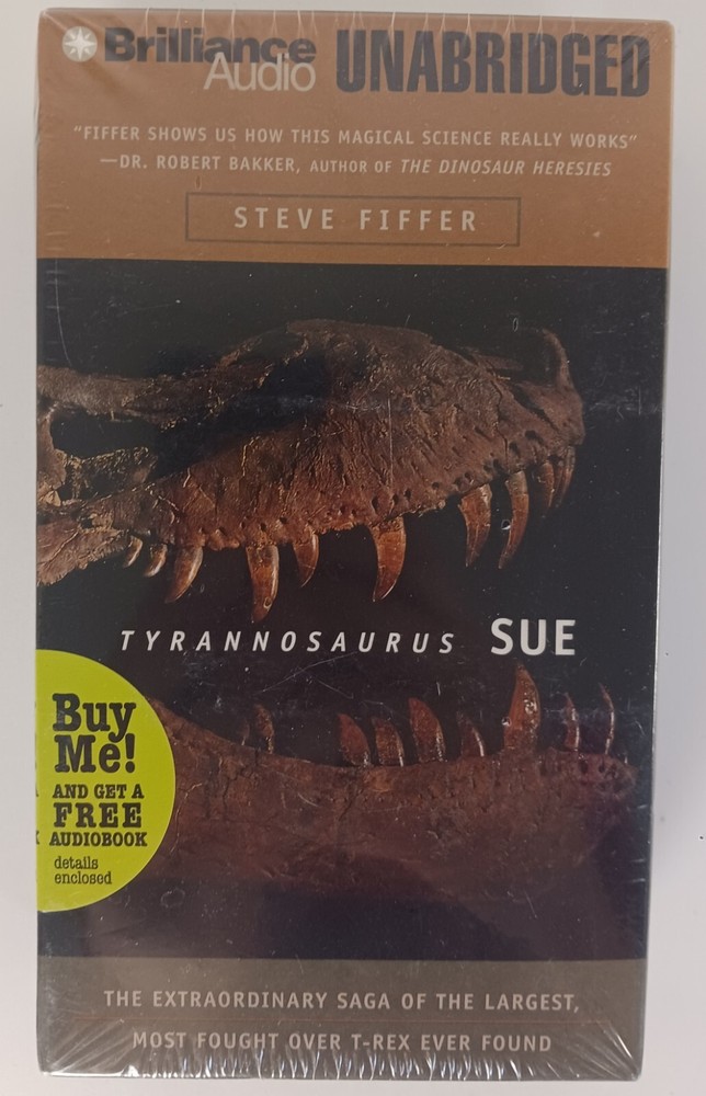 Tyrannosaurus Sue by Steve Fiffer (2000, Cassette, Unabridged) NEW SEALED