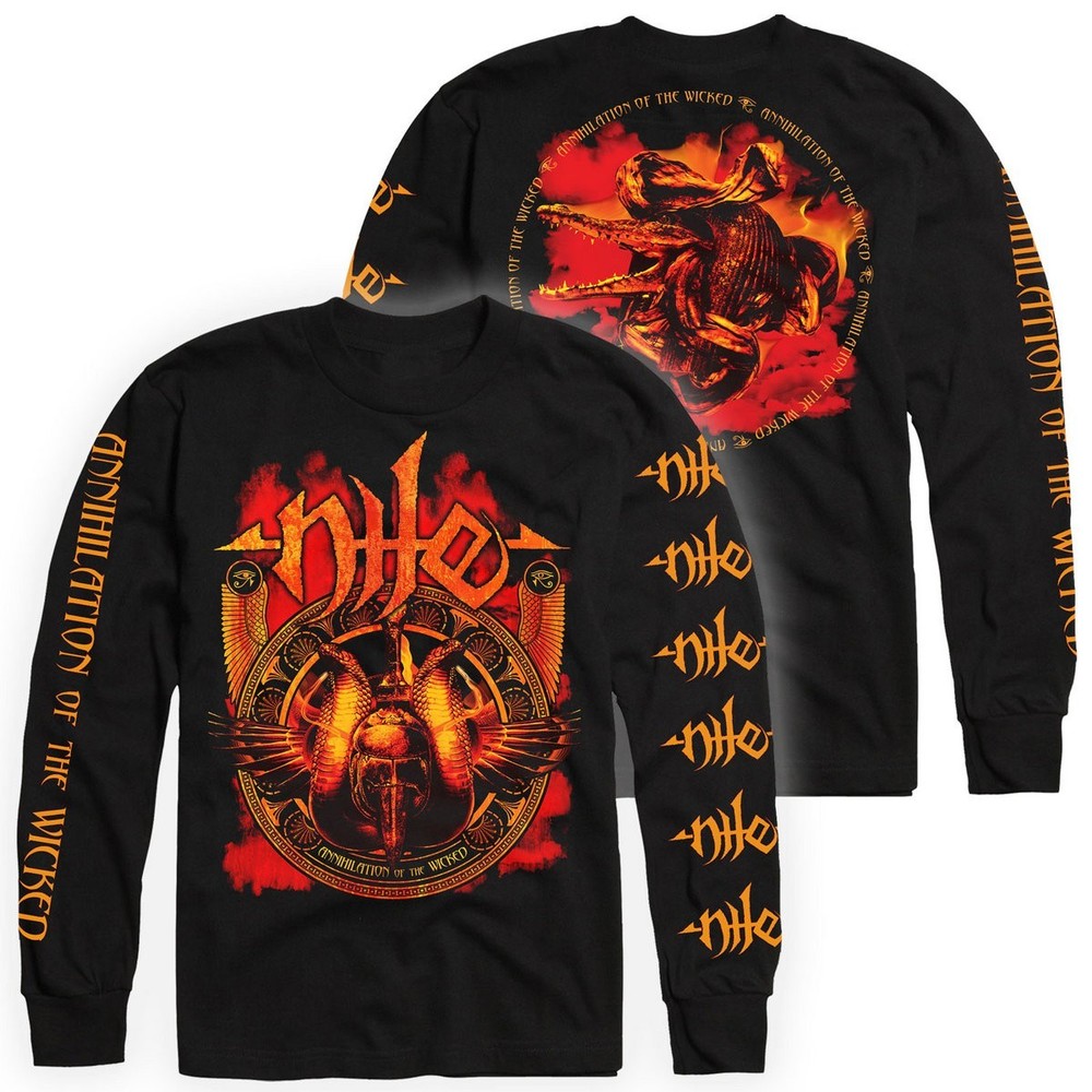 Annihilation of the Wicked BAND NILE BAND LONG SLEEVE DRESS SIZE S-5XL