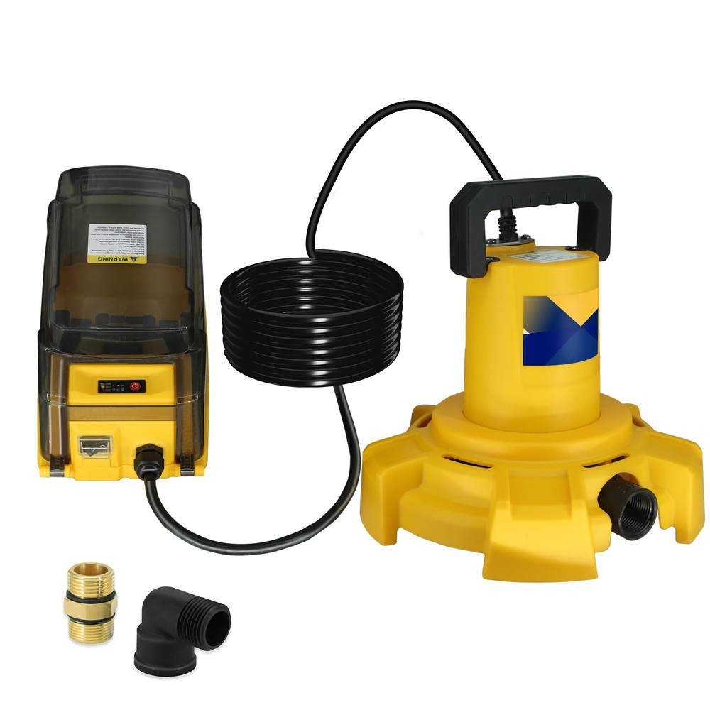Cordless Submersible Sump Pump for Dewalt 20V Battery Tool Only