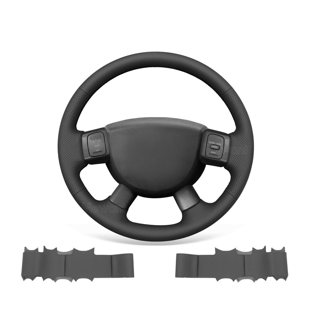 Hand Stitch DIY Artificial Leather Steering Wheel Cover for Dodge Ram 1500 2500