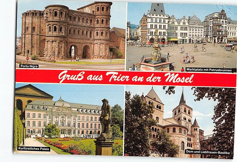 Postcard Gruß aus Trier an der Mosel Trier Germany