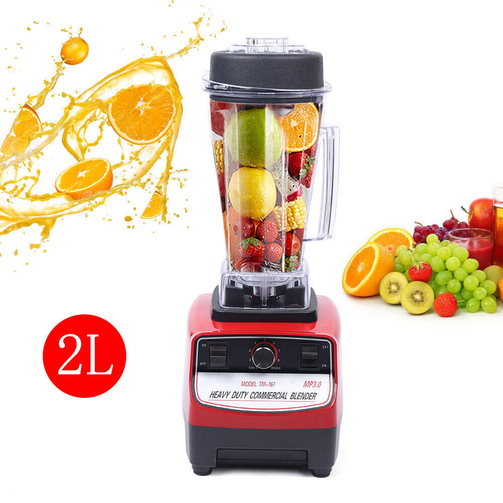 2HP Professional Blender Commercial Blender Smoothie Maker Heavy Duty High Speed