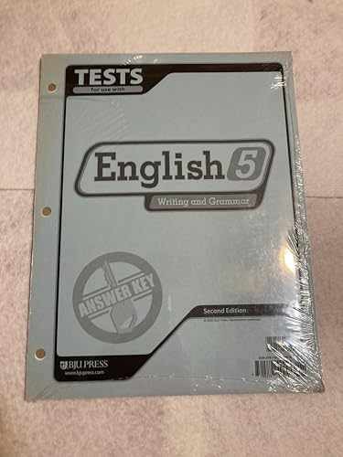 English 5 for Christian - Paperback, by Bob Jones University - Acceptable