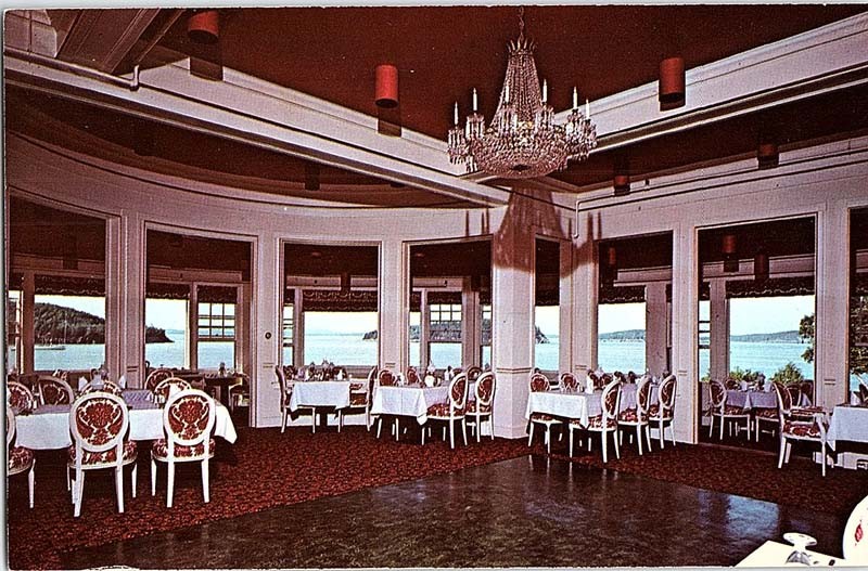Postcard RESTAURANT SCENE Bar Harbor Maine ME m/09 AJ2877